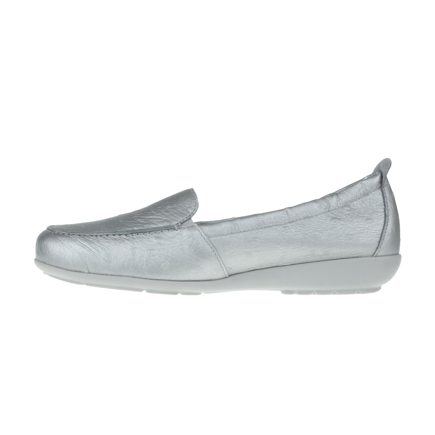 Natural Feet Mokassin Aurelia silber Weite H
