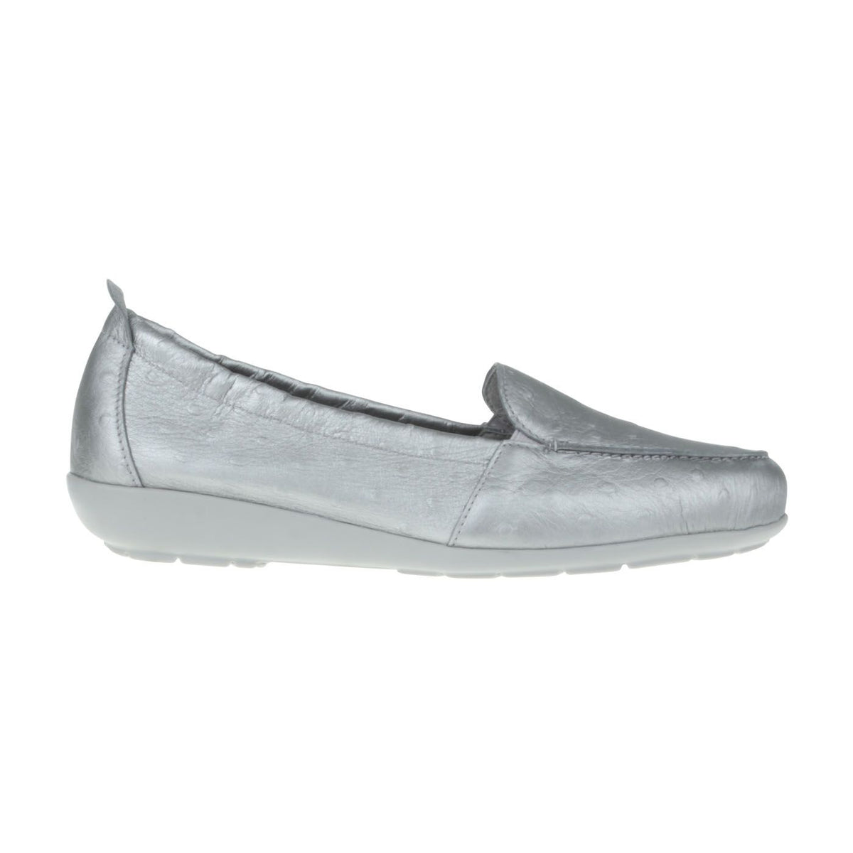 Natural Feet Mokassin Aurelia silber Weite H