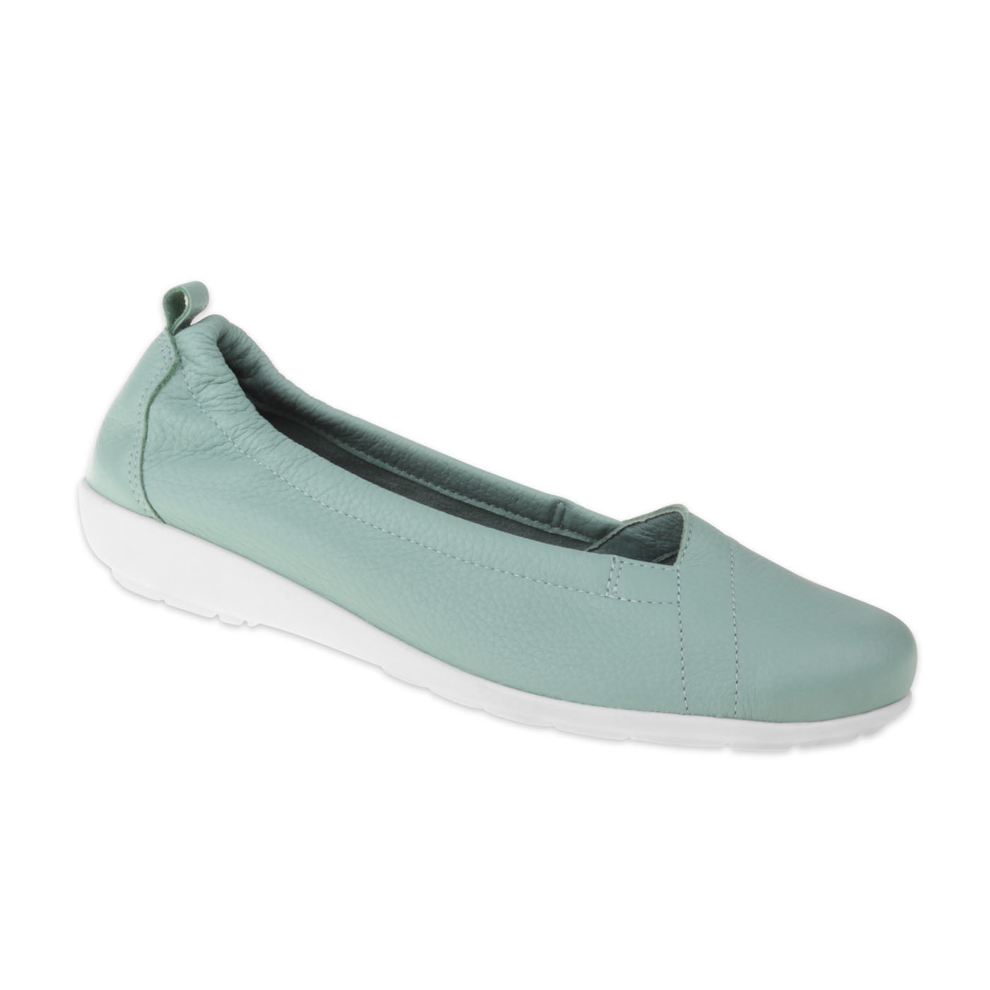Ballerina Polina aus Hirschleder in Mint