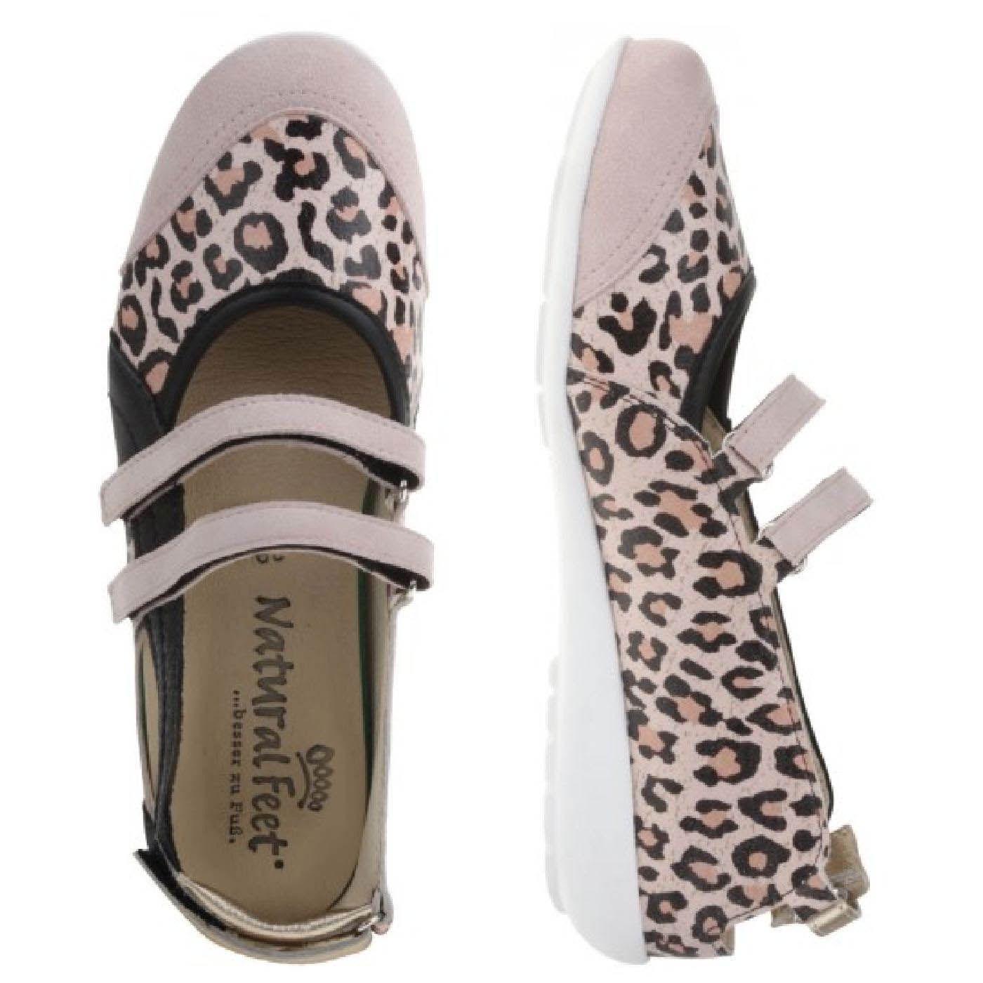Mary Jane Jackie aus Leder in Animal-Optik