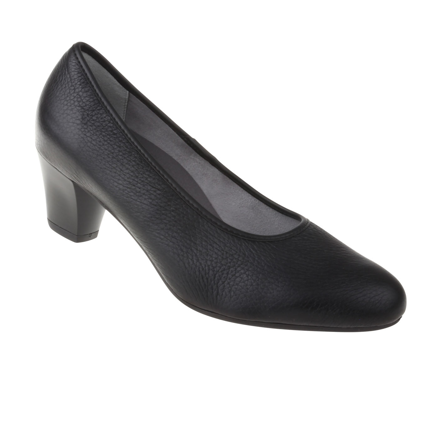 Pumps Cathrin aus Hirschleder in Schwarz