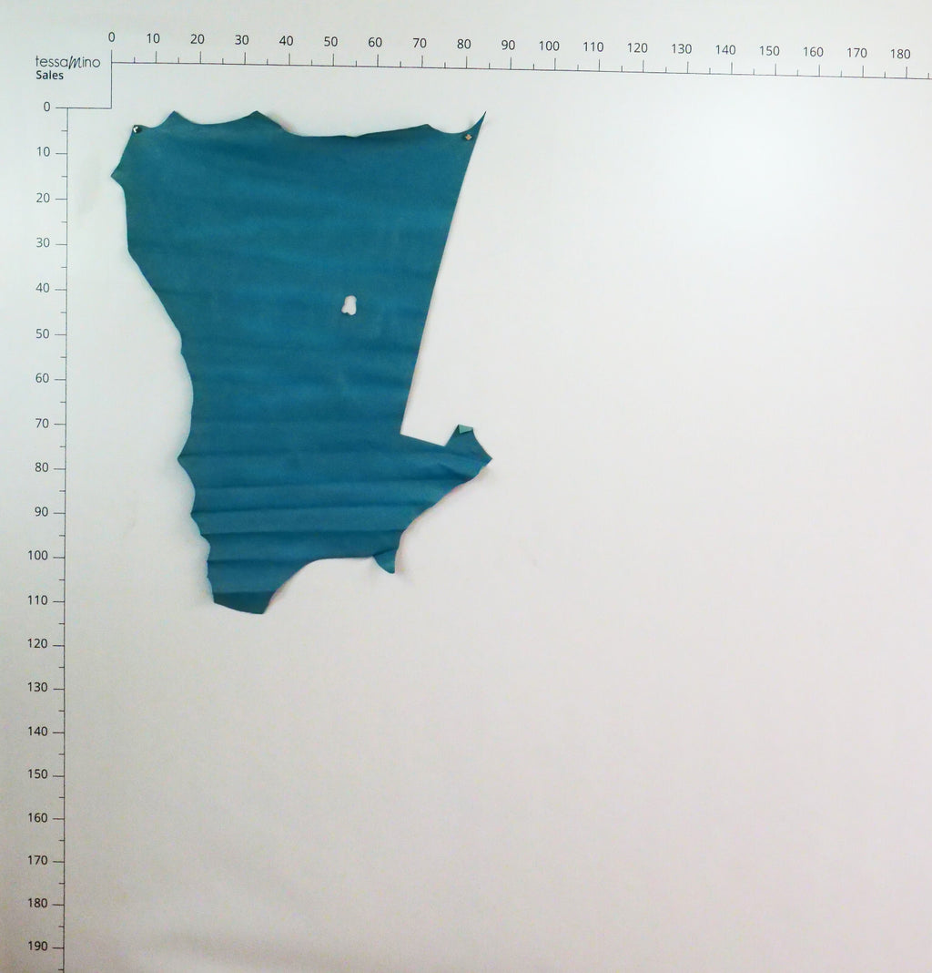 Hirschleder Blau 1,3 mm Lederhaut Echtleder Bastelleder – Bild 3