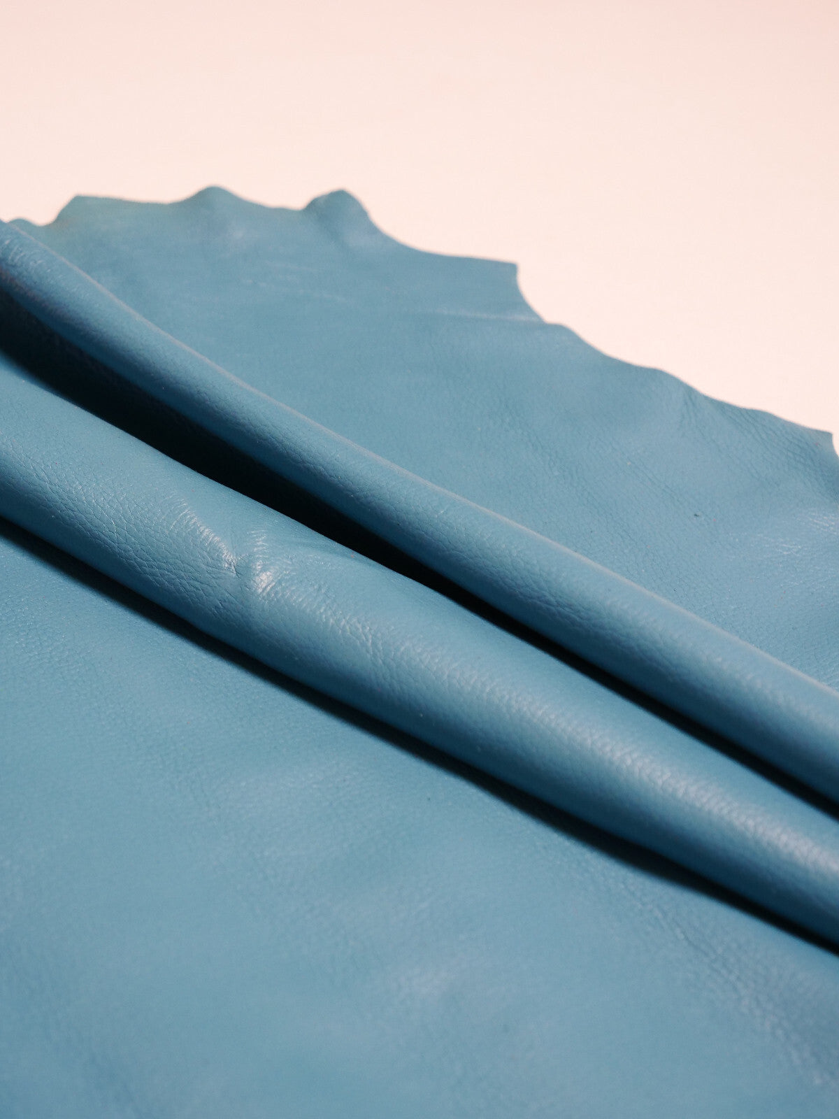 Hirschleder Blau 1,3 mm Lederhaut Echtleder Bastelleder – Bild 2