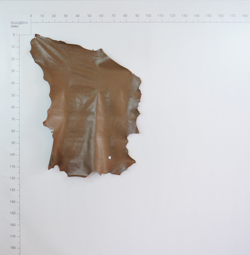 Hirschleder Taupe Glace 1,3 mm ganze Lederhaut Echtleder Bastelleder – Bild 4