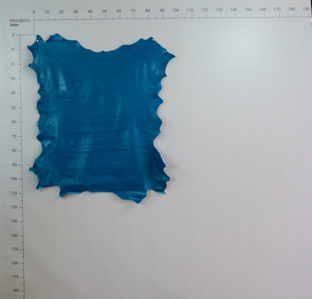Hirschleder blau 1,3 mm ganze Lederhaut Echtleder Bastelleder Nähen – Bild 4