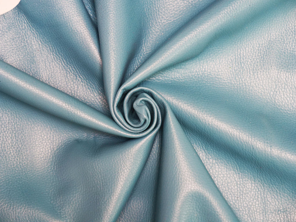Hirschleder Blau 1,3 mm Lederhaut Echtleder Bastelleder – Bild 1