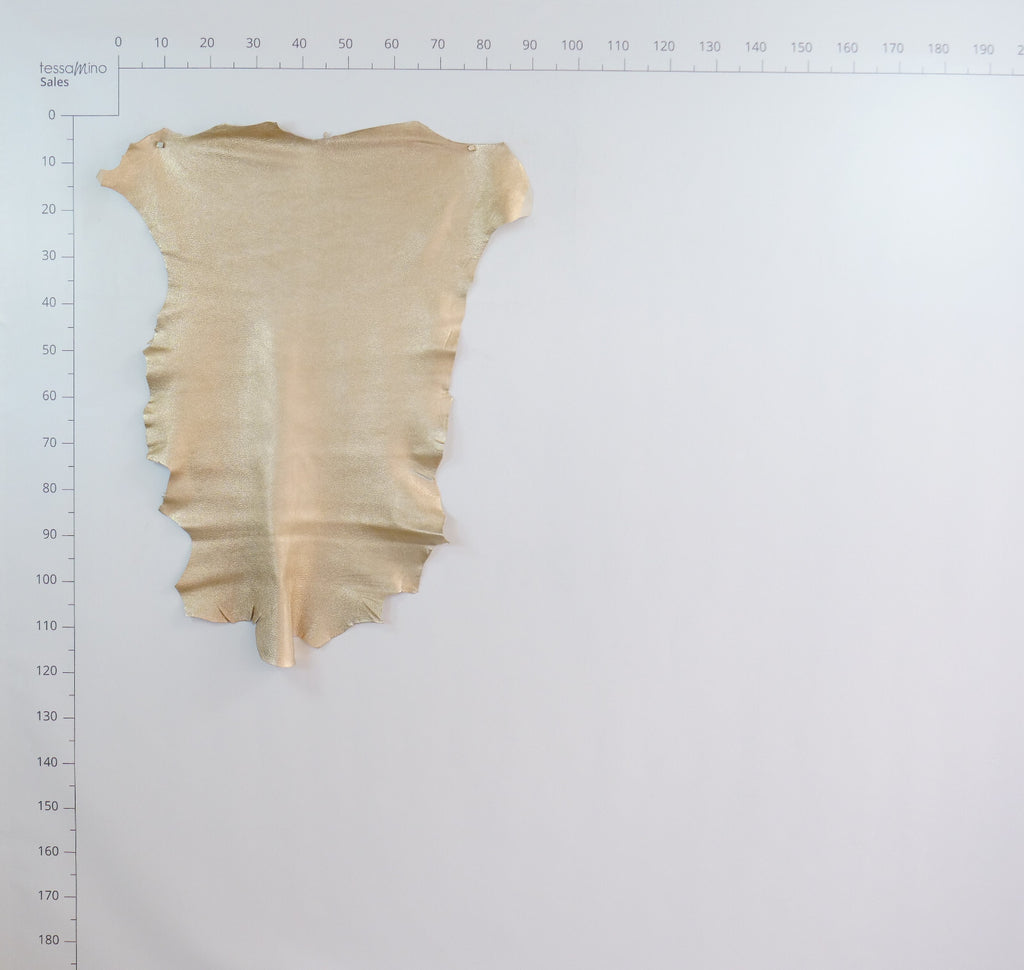 Hirschleder metall rosa beige ganze Lederhaut Echtleder Bastelleder – Bild 6