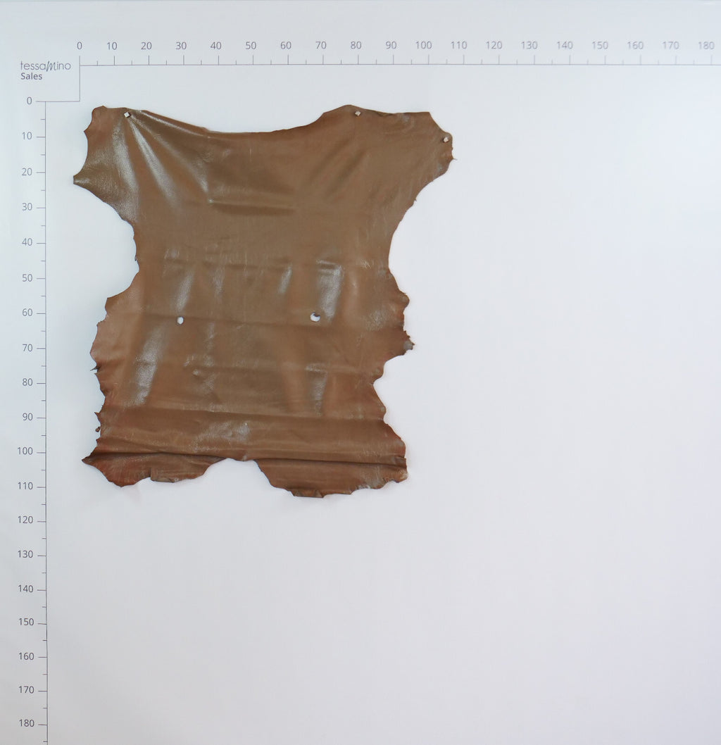Hirschleder Taupe Glace 1,3 mm ganze Lederhaut Echtleder Bastelleder – Bild 5