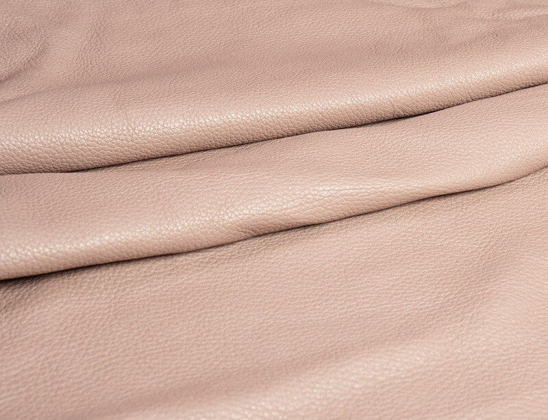 Hirschleder rosa beige Echtleder Lederhaut Bastelleder Nähen – Bild 3