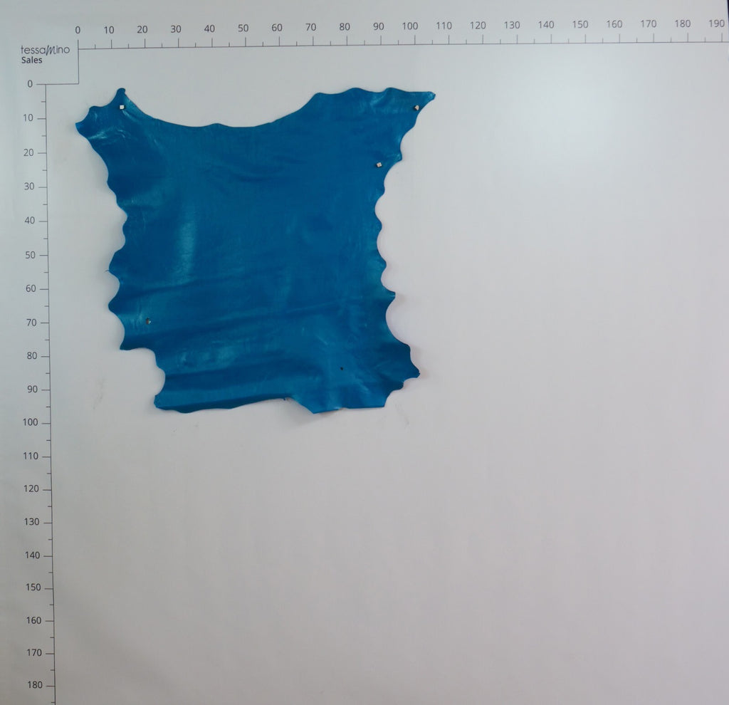 Hirschleder blau 1,3 mm ganze Lederhaut Echtleder Bastelleder Nähen – Bild 11