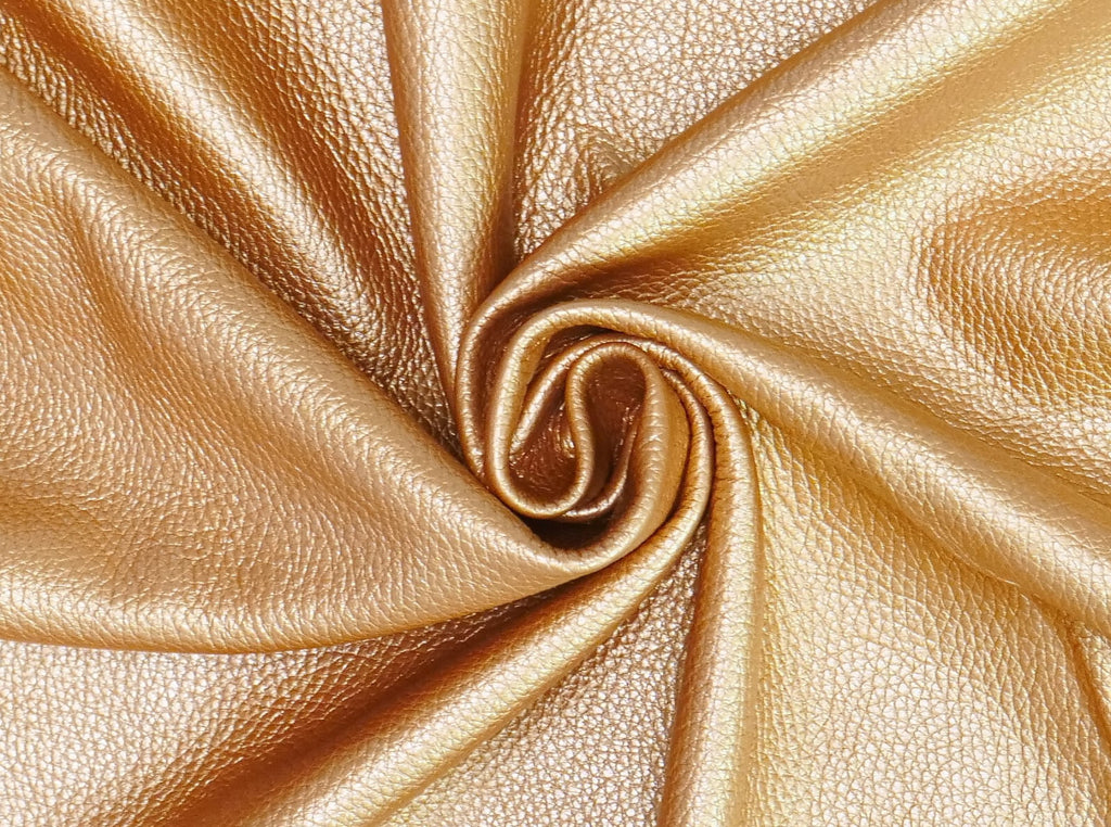 Hirschleder Taupe Glace gold 1,3 mm Lederhaut Echtleder Bastelleder DIY – Bild 1