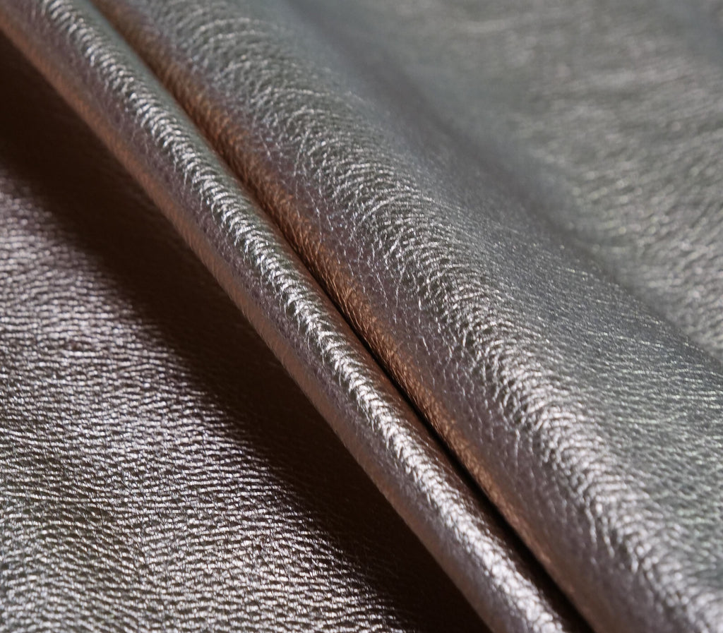 Hirschleder metall rosa beige ganze Lederhaut Echtleder Bastelleder – Bild 3