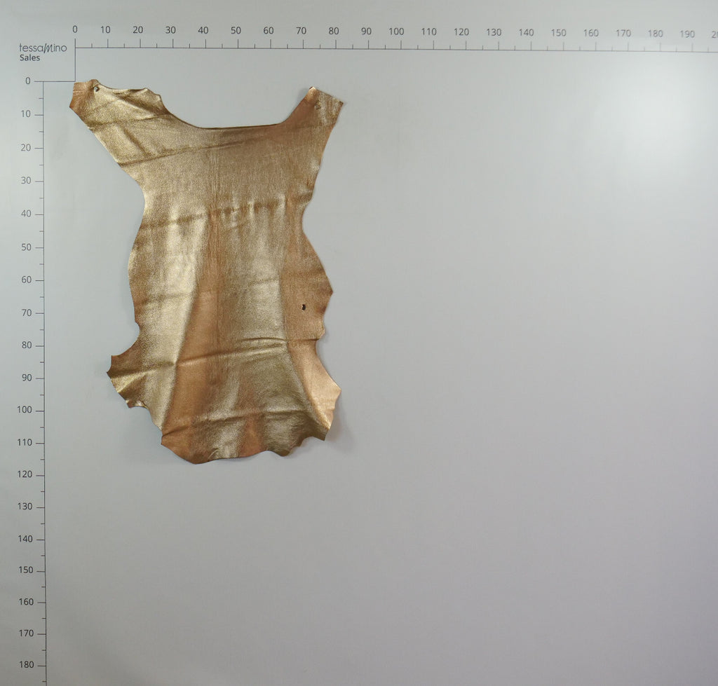 Hirschleder metall rosa beige ganze Lederhaut Echtleder Bastelleder – Bild 11