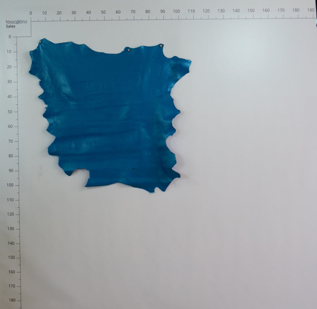 Hirschleder blau 1,3 mm ganze Lederhaut Echtleder Bastelleder Nähen – Bild 5