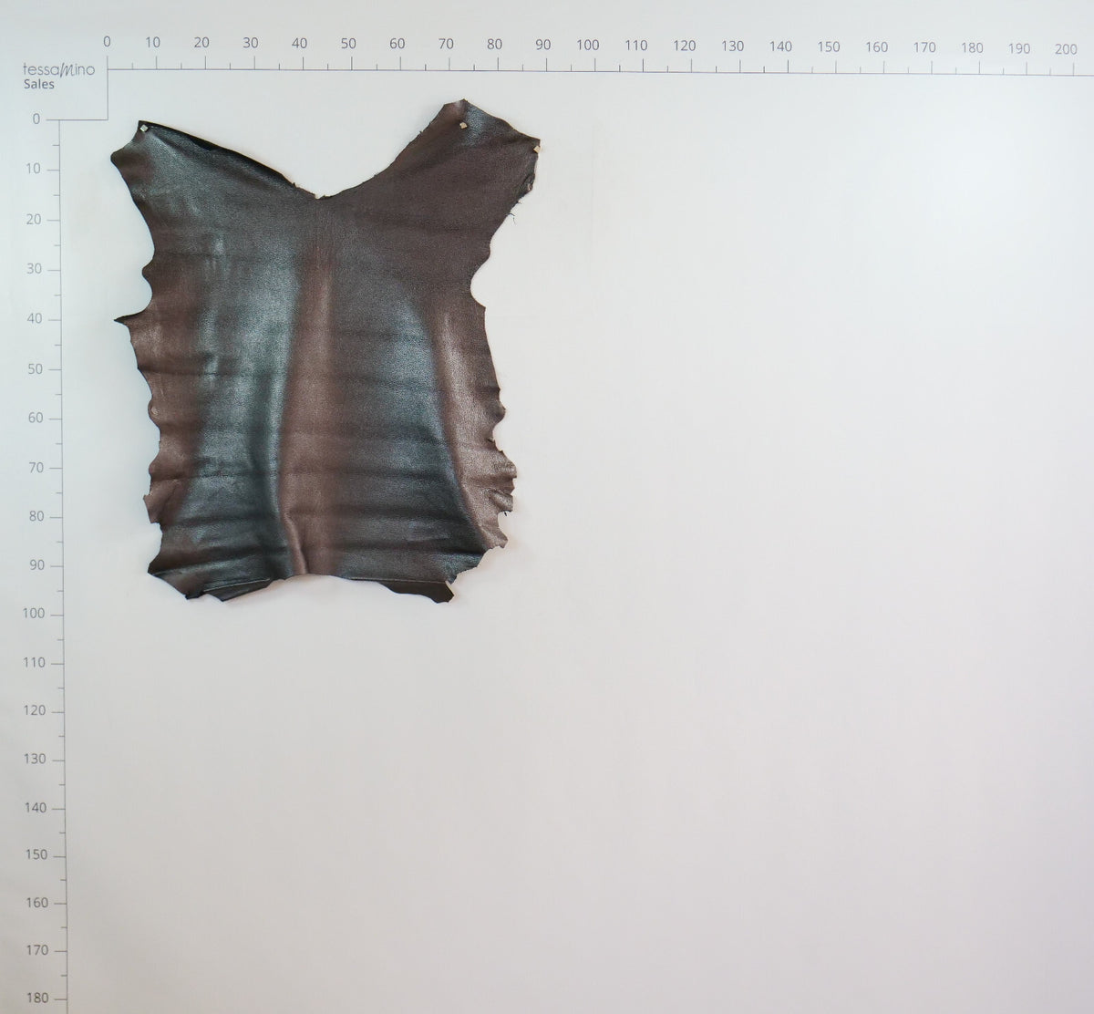Hirschleder anthrazit grau metallic Echtleder Bastelleder – Bild 10