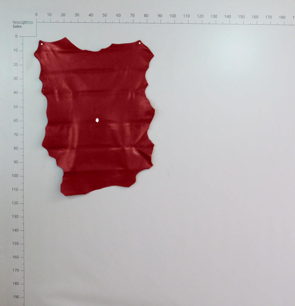 Hirschleder Rot rubin 1,3 mm Lederhaut Echtleder Bastelleder – Bild 9
