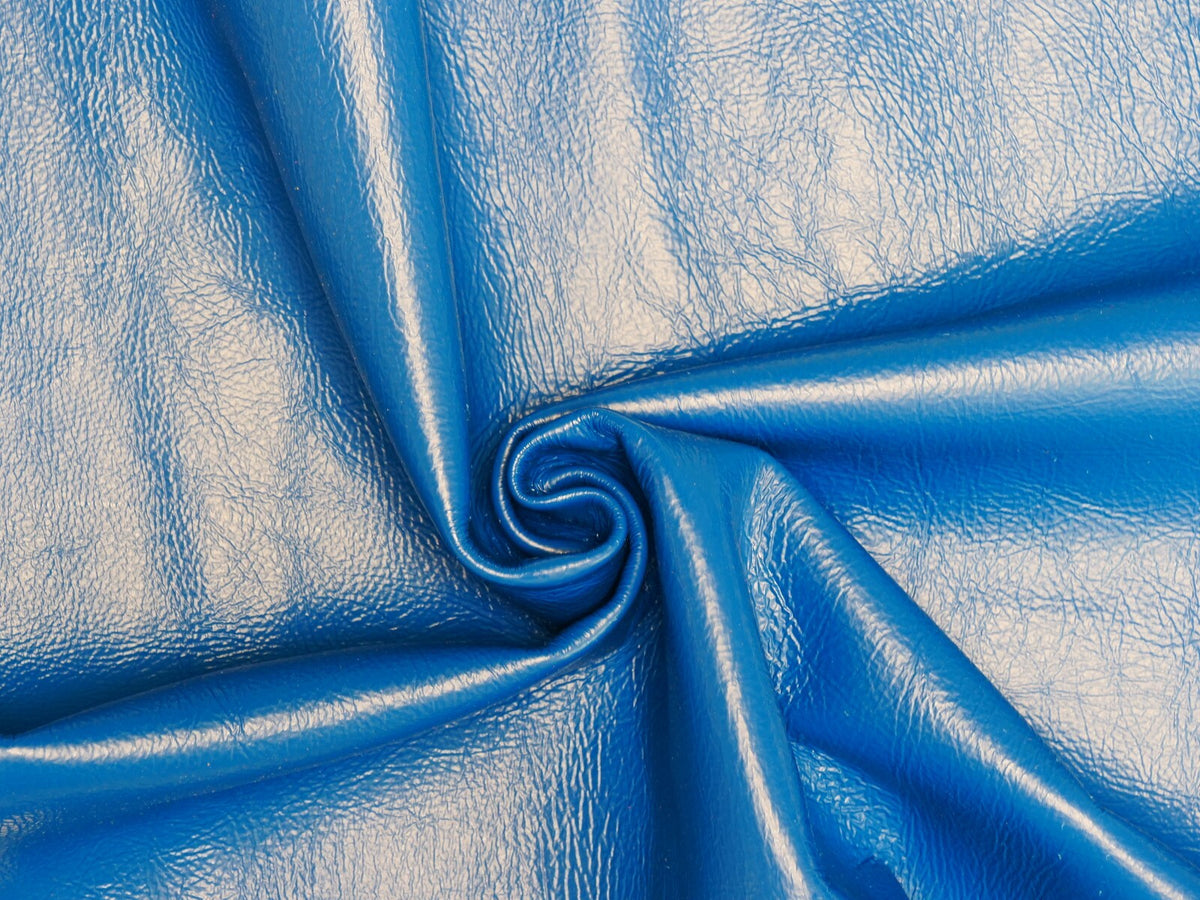Hirschleder blau 1,3 mm ganze Lederhaut Echtleder Bastelleder Nähen – Bild 1