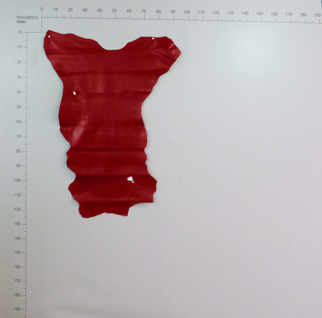Hirschleder Rot rubin 1,3 mm Lederhaut Echtleder Bastelleder – Bild 6