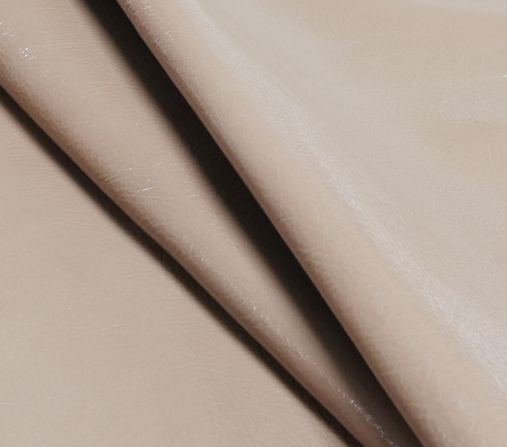 Hirschleder Taupe Glace 1,3 mm ganze Lederhaut Echtleder Bastelleder – Bild 3
