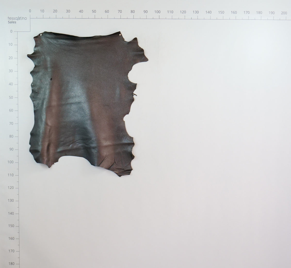 Hirschleder anthrazit grau metallic Echtleder Bastelleder – Bild 9